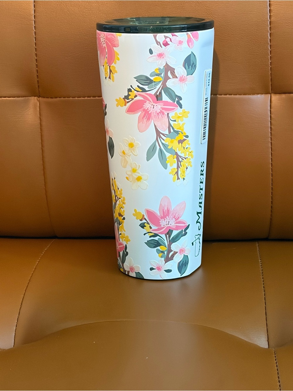 Masters Floral Stainless Tumbler in Pink, Yellow & Green